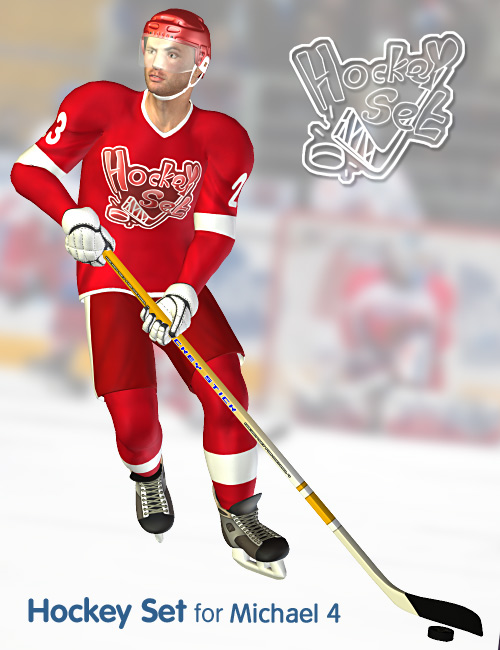 Hockey Set for Michael 4 by: Andrey Pestryakov, 3D Models by Daz 3D