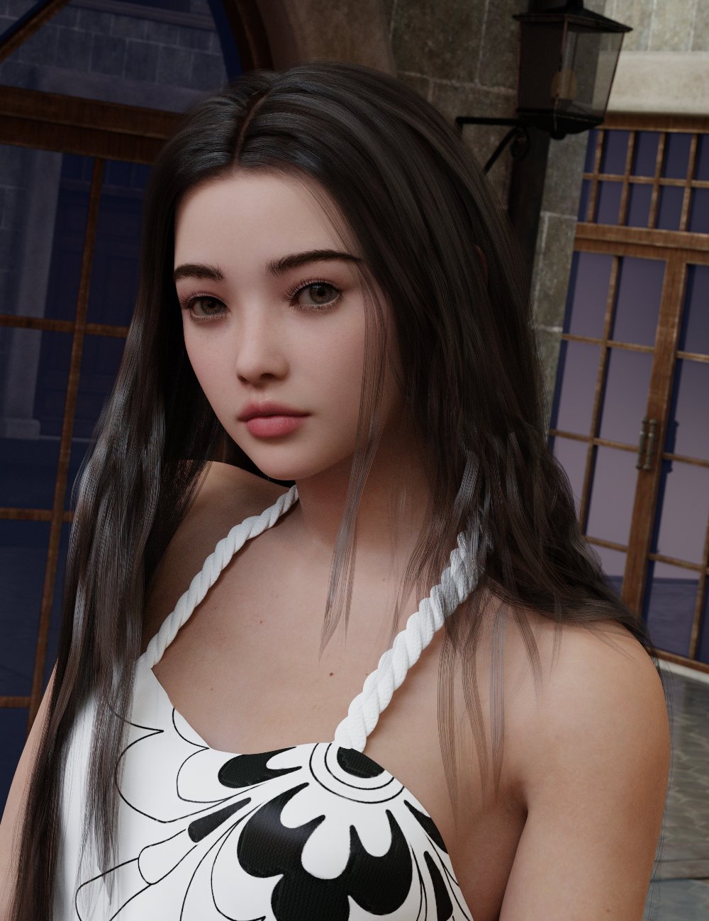 MGAB Ae-cha HD for Genesis 9 by: MarcosGAB, 3D Models by Daz 3D