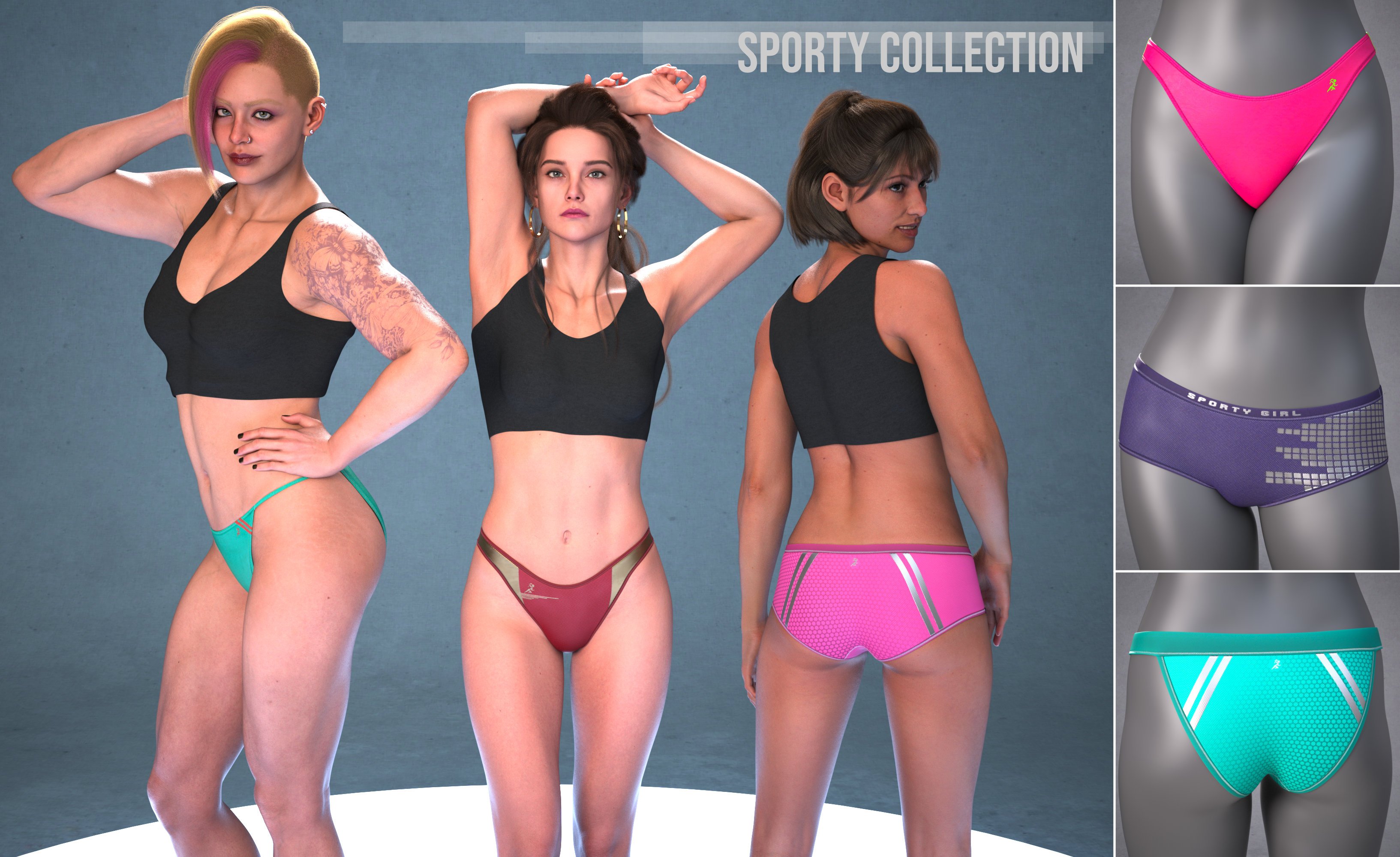 NG Cotton Panties Sporty Collection Volume 2