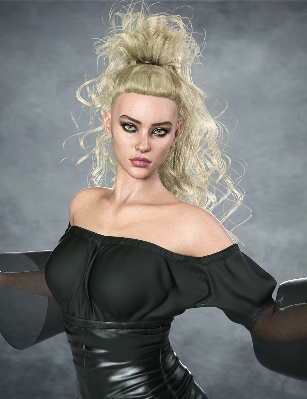 Runa Hair for Genesis 9 by: SWAM, 3D Models by Daz 3D