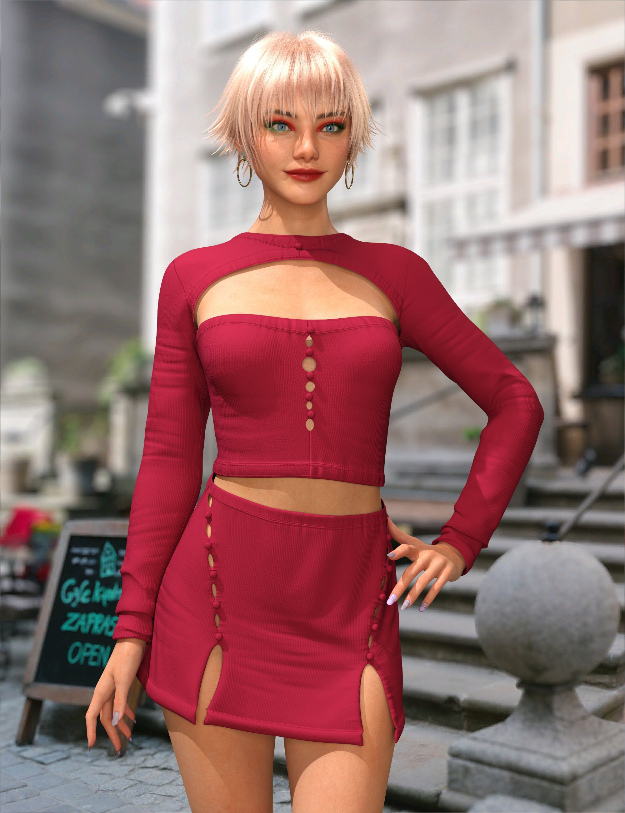dForce Dina Outfit for Genesis 9