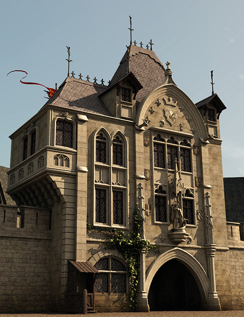 St Michael's Gate by: Faveral, 3D Models by Daz 3D