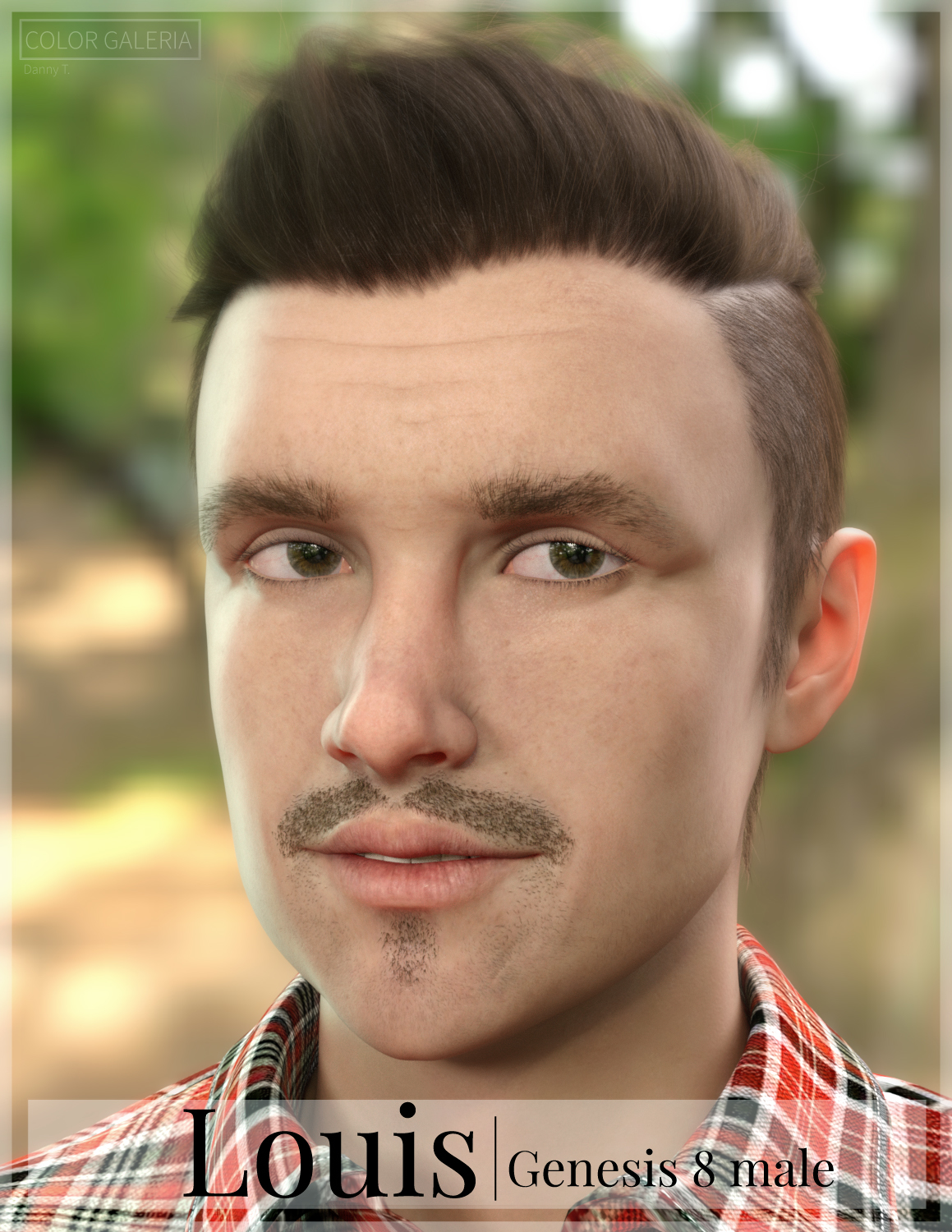 Louis for Genesis 8 Male by: Color Galeria, 3D Models by Daz 3D