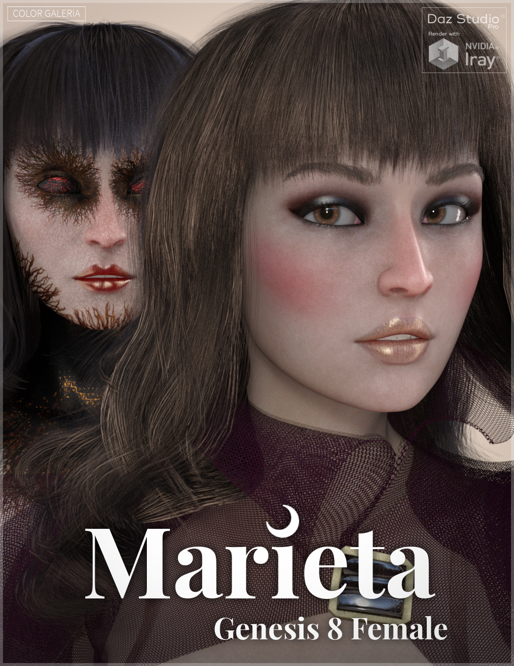 Marieta for Genesis 8 Female by: Color Galeria, 3D Models by Daz 3D