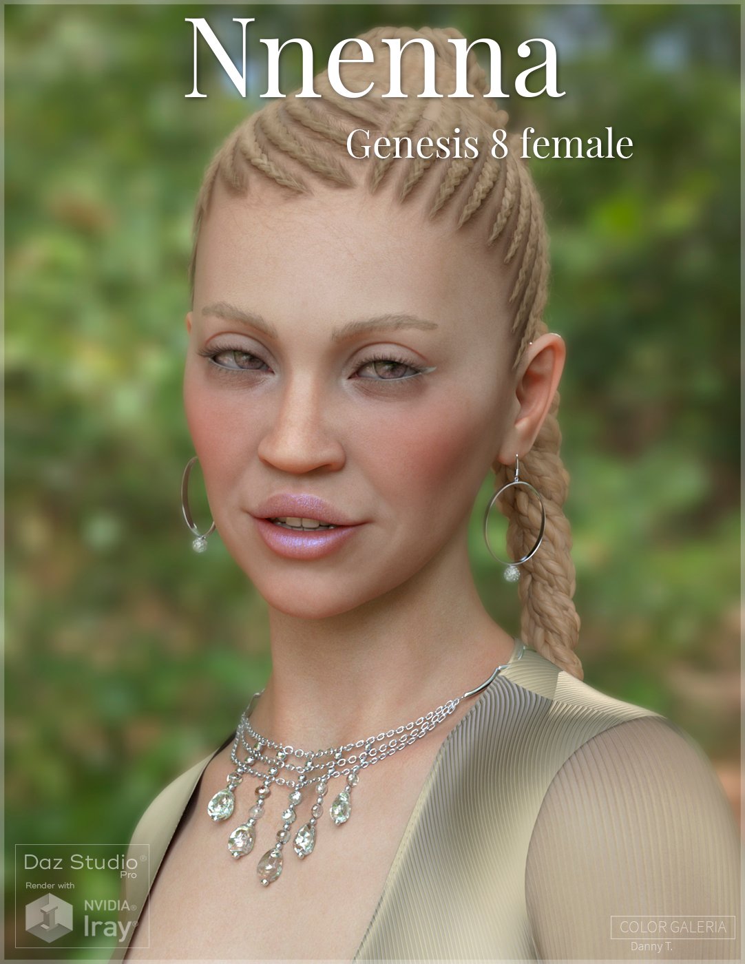 Nnenna for Genesis 8 Female by: Color Galeria, 3D Models by Daz 3D