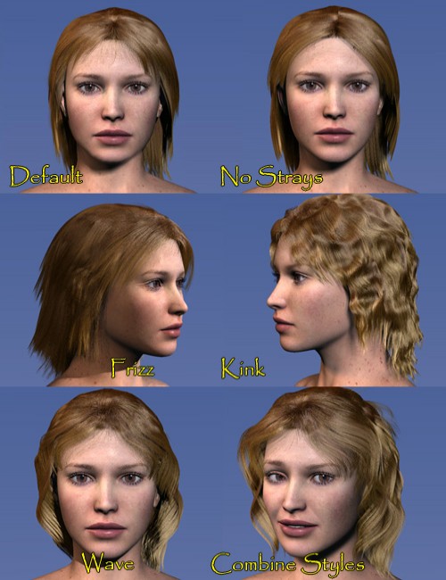 Crista Hair Crista Hair by: PhilW, 3D Models by Daz 3D