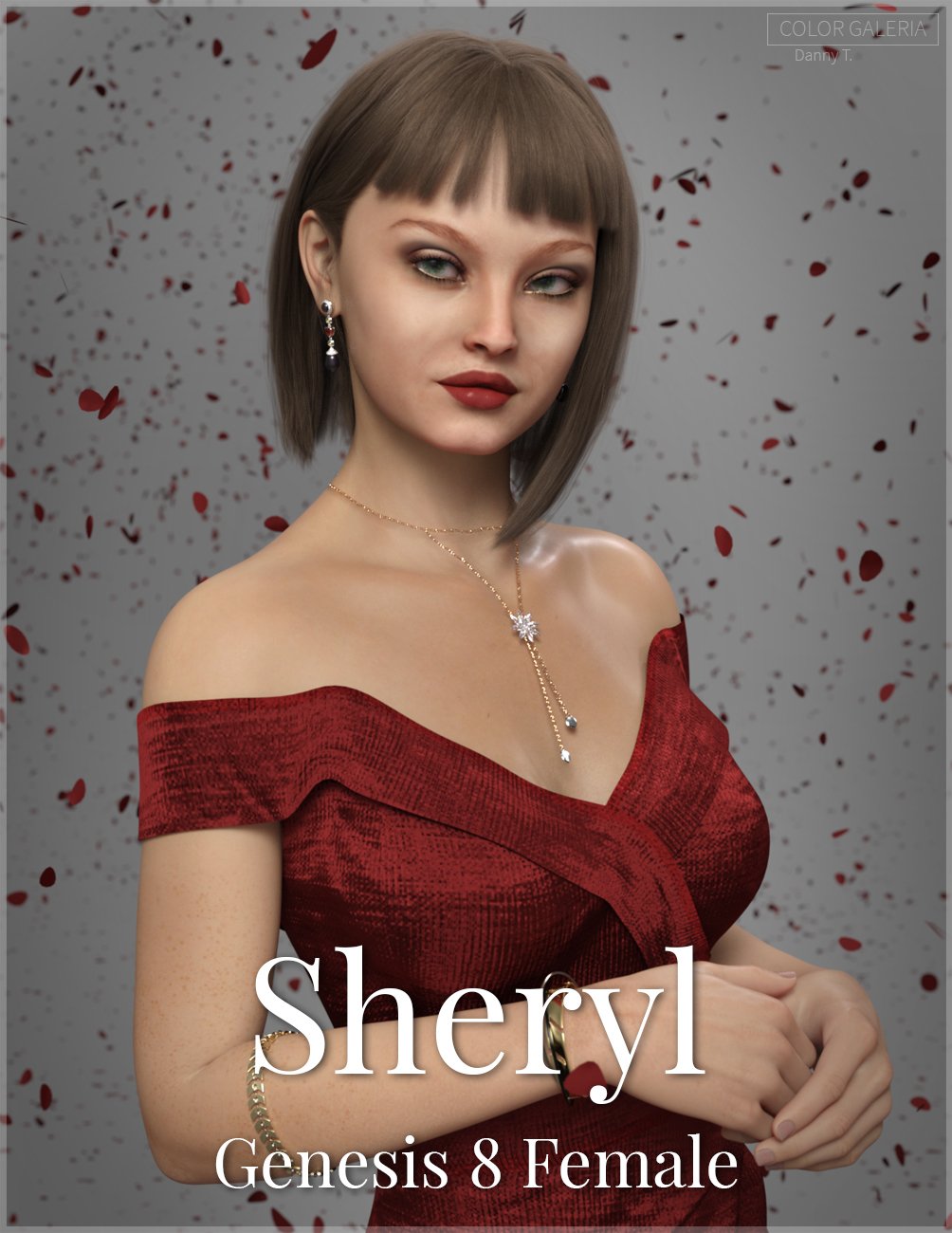 Sheryl for Genesis 8 Female by: Color Galeria, 3D Models by Daz 3D