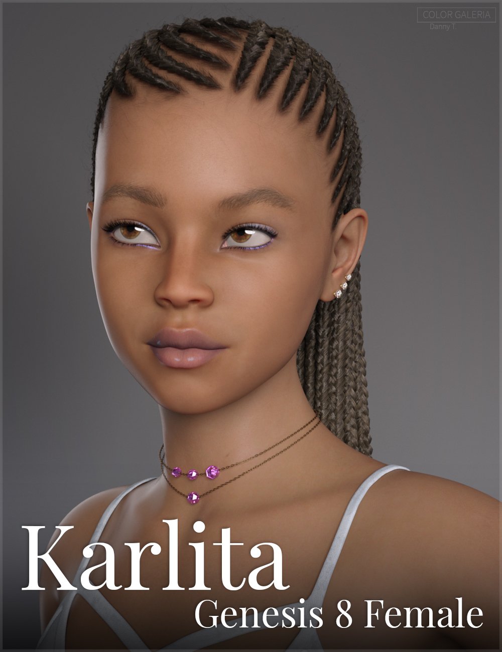 Karlita for Genesis 8 Female - Teen by: Color Galeria, 3D Models by Daz 3D