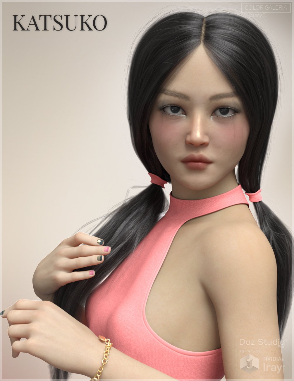 Teen - Katsuko for Genesis 8 Female by: Color Galeria, 3D Models by Daz 3D