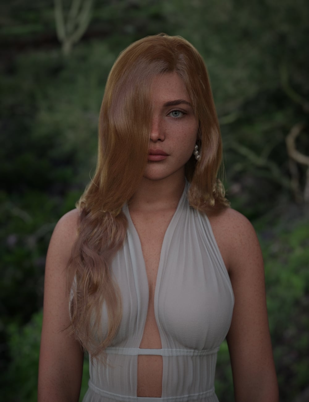 dForce Avabella Shy Soft Curls For Genesis 9 Daz 3D