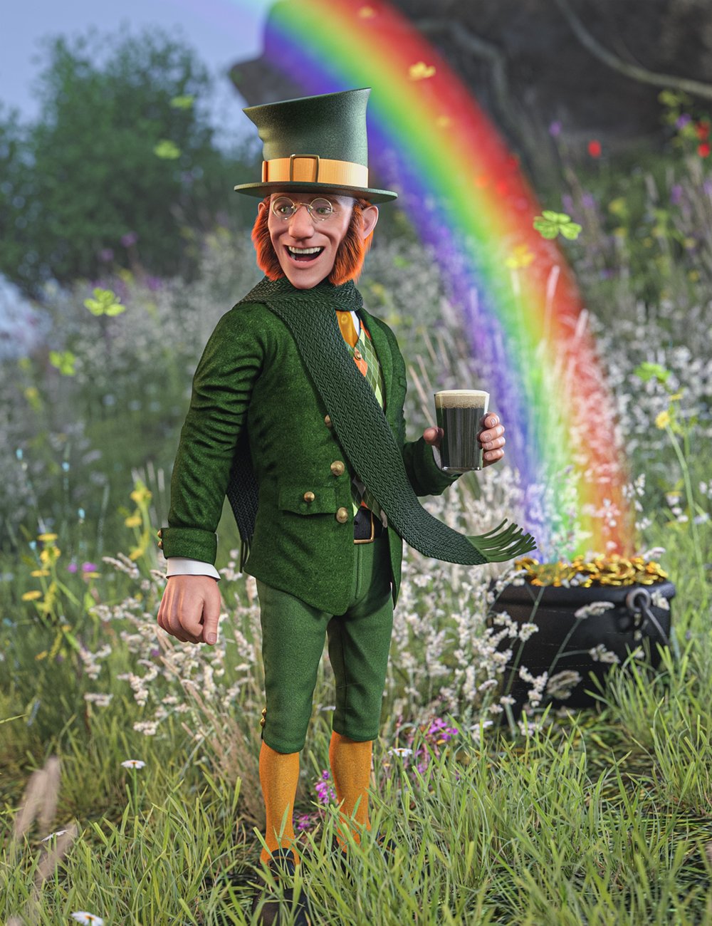 The Leprechaun for Barnabus Ragwort by: Predatron, 3D Models by Daz 3D