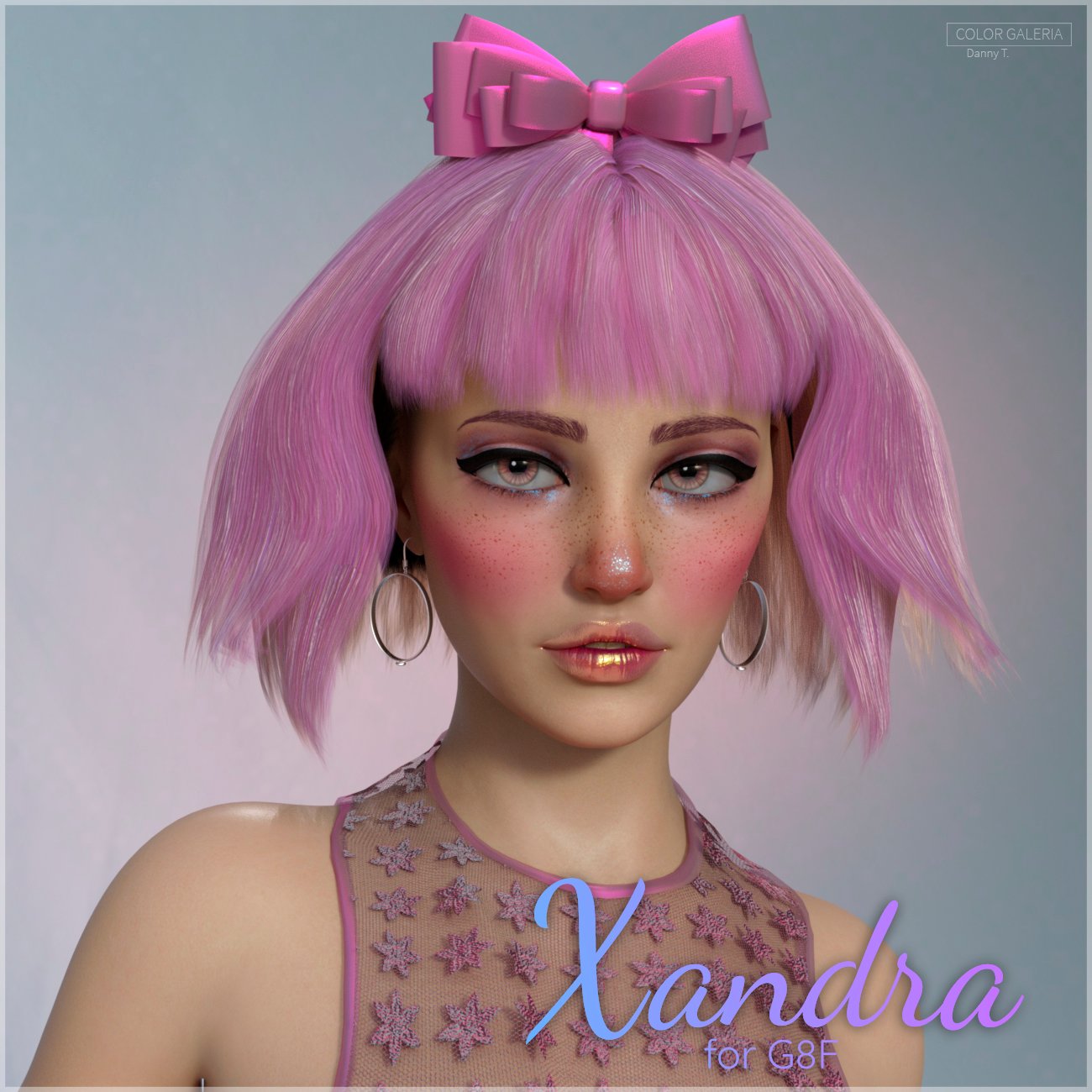 Xandra for Genesis 8 Female by: Color Galeria, 3D Models by Daz 3D
