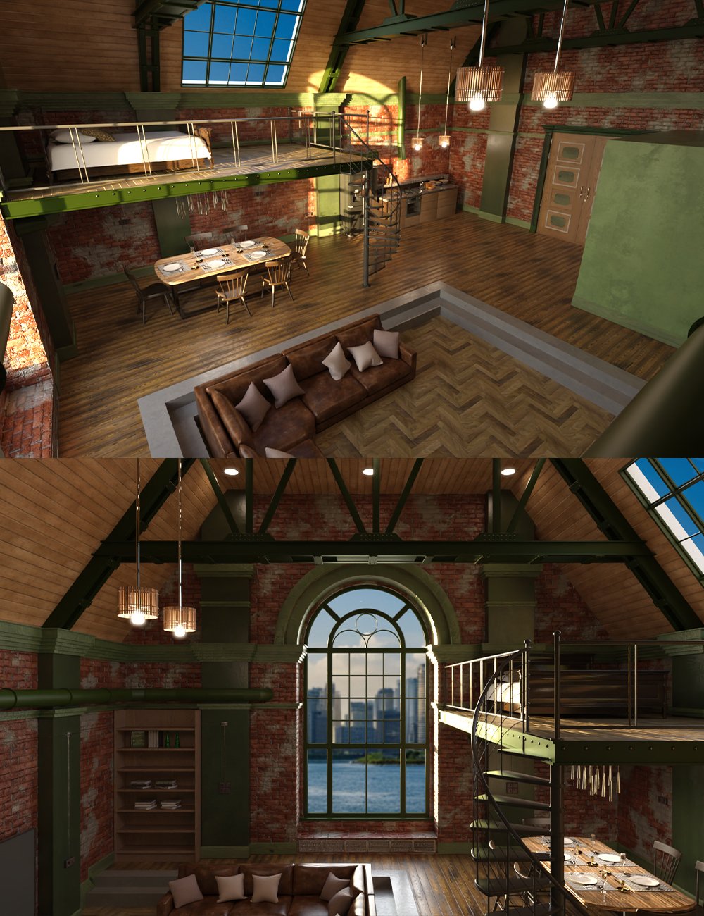 CCA Manhattan Loft by: clacydarch, 3D Models by Daz 3D