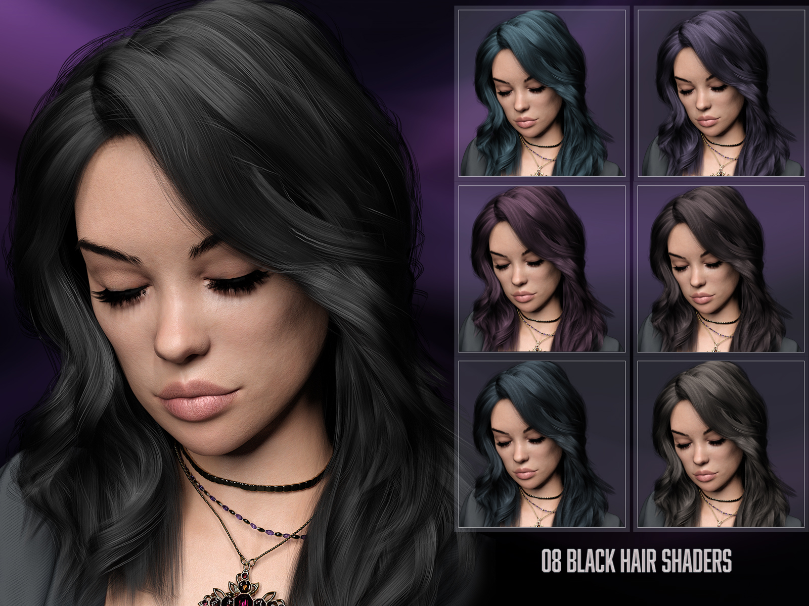 Twizted Complete Hair Shaders 2