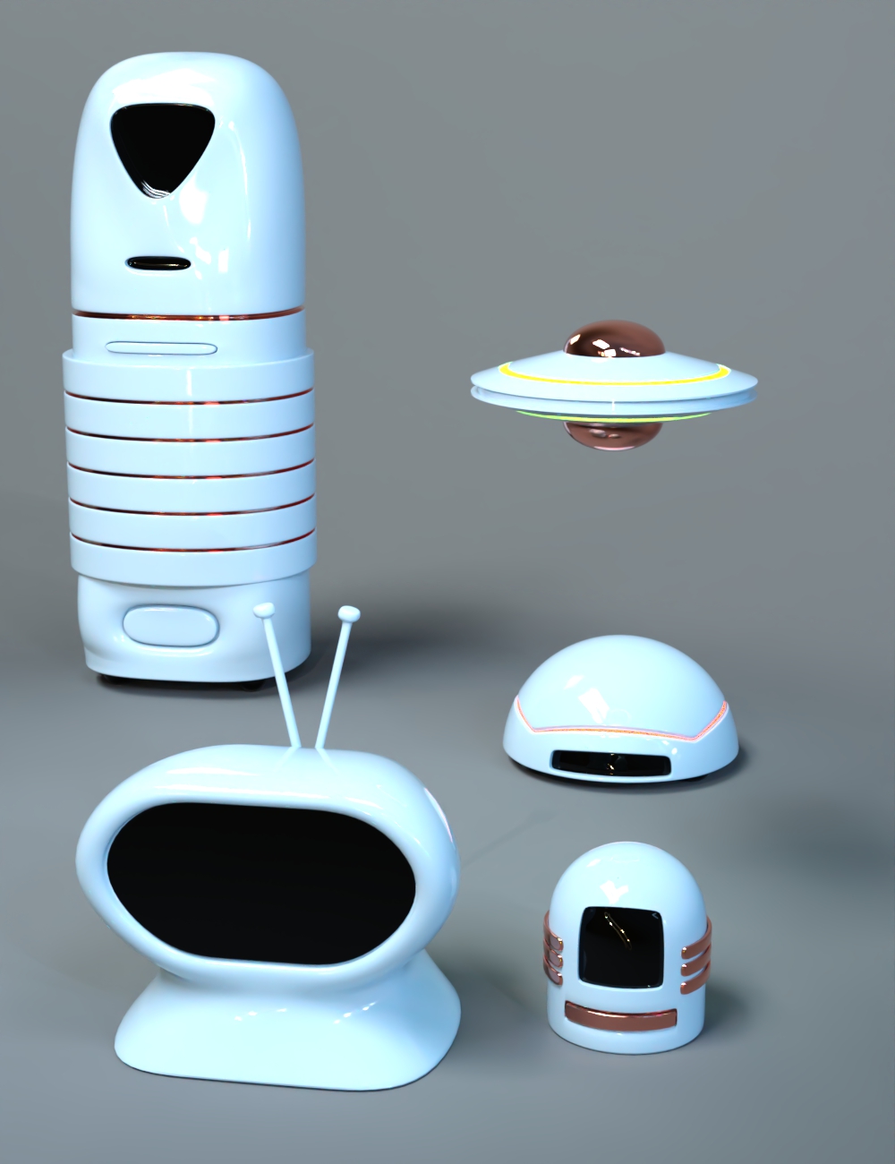 AP Retro Sci-Fi Devices Part 5 by: AcharyaPolina, 3D Models by Daz 3D