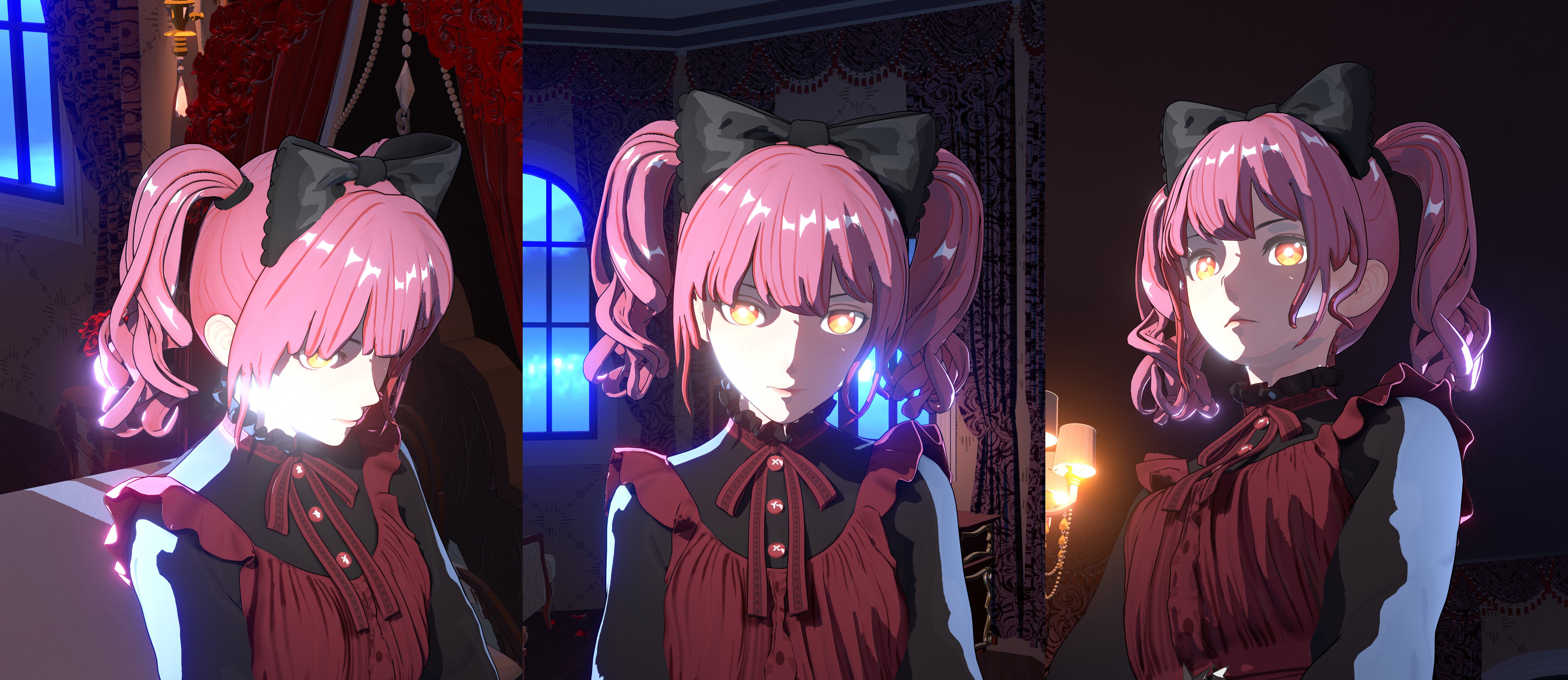 Princess Petra's FilaToon Twin Tails for Genesis 9