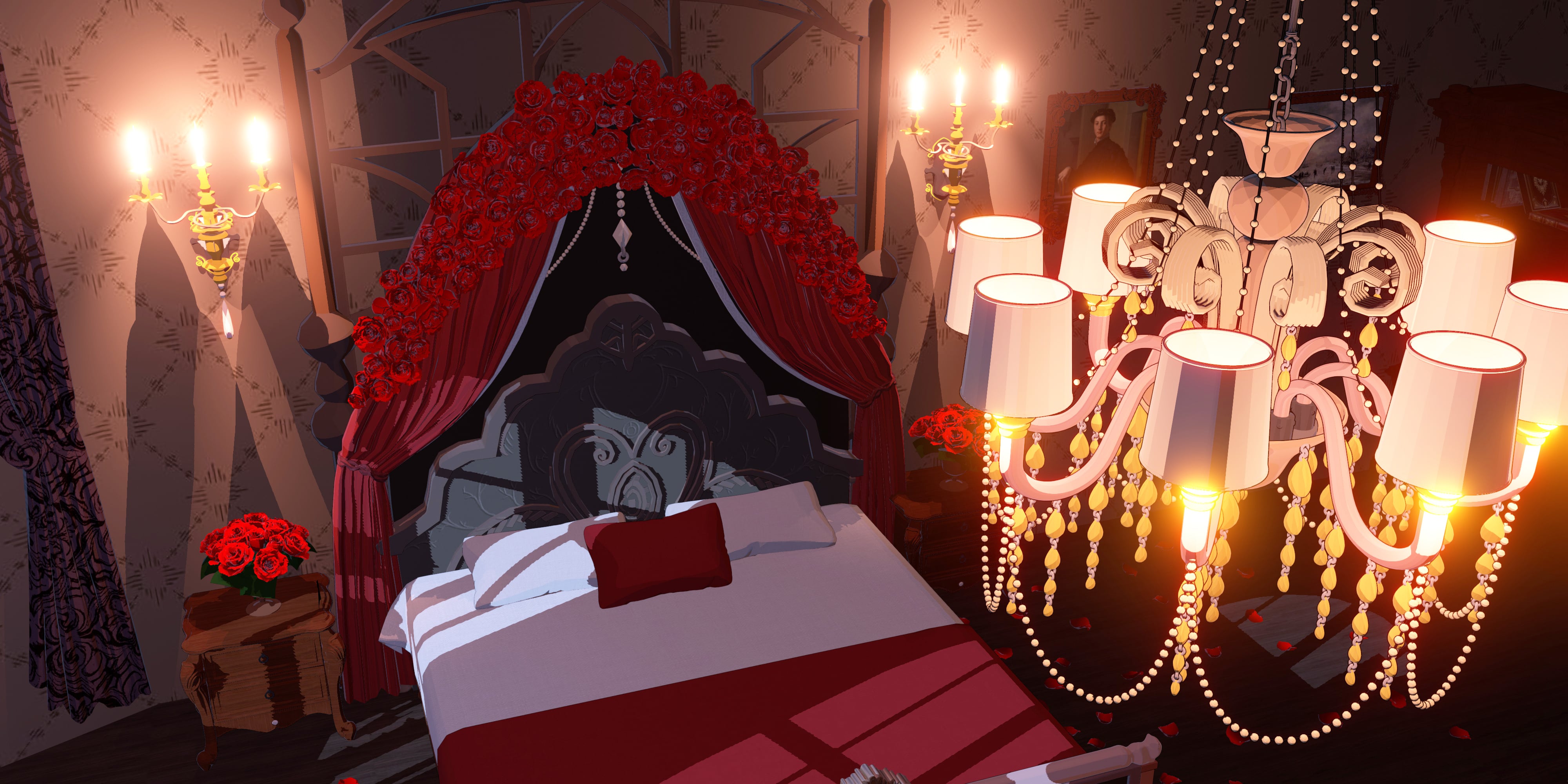Princess Tera's Vampire Bedroom | Daz 3D