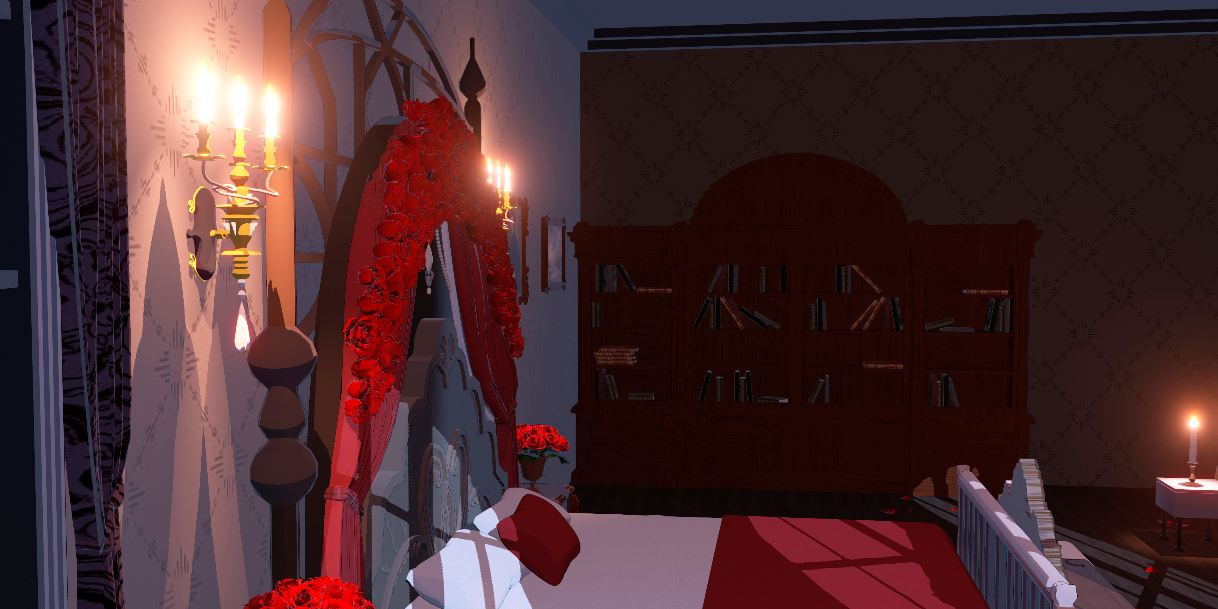 Princess Tera's Vampire Bedroom | Daz 3D