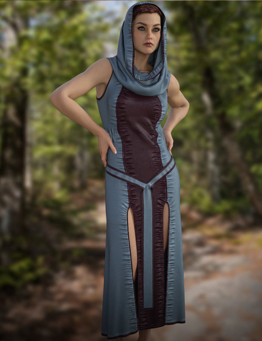 dForce Vulkhara for Genesis 9 and 8 Female