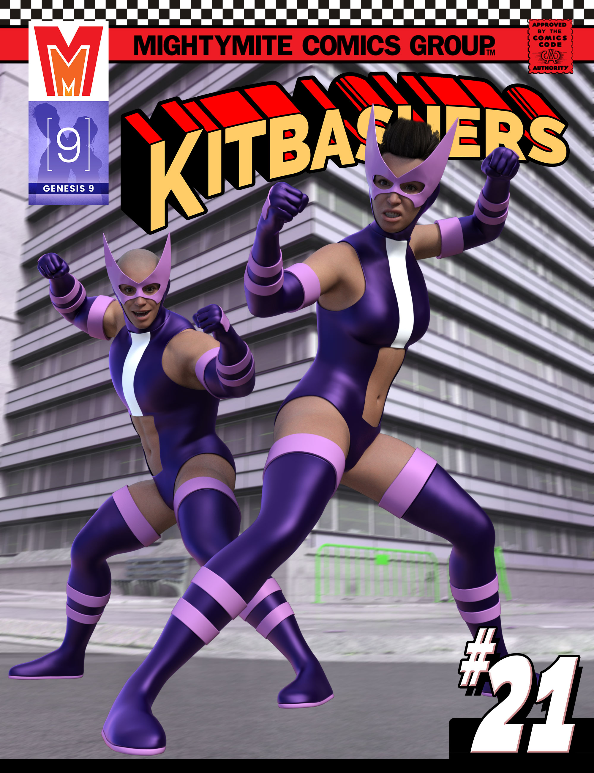 Kitbashers 021 MMGenesis 9 by: MightyMite, 3D Models by Daz 3D