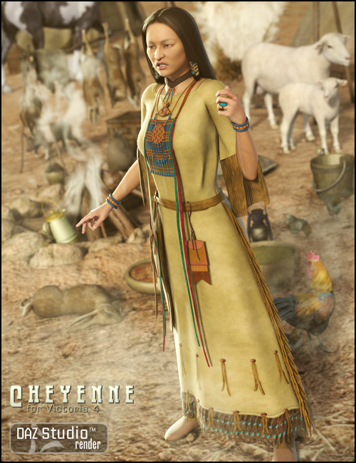 Cheyenne for V4 Cheyenne for V4 by: Ravenhair, 3D Models by Daz 3D