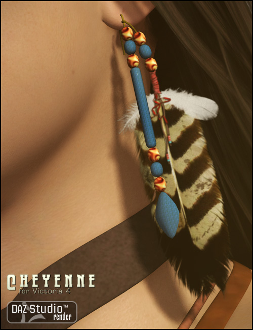 Cheyenne for V4 by: Ravenhair, 3D Models by Daz 3D