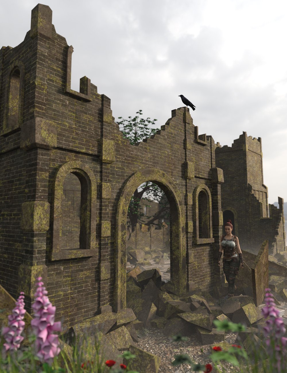 Medieval Church Ruins 1