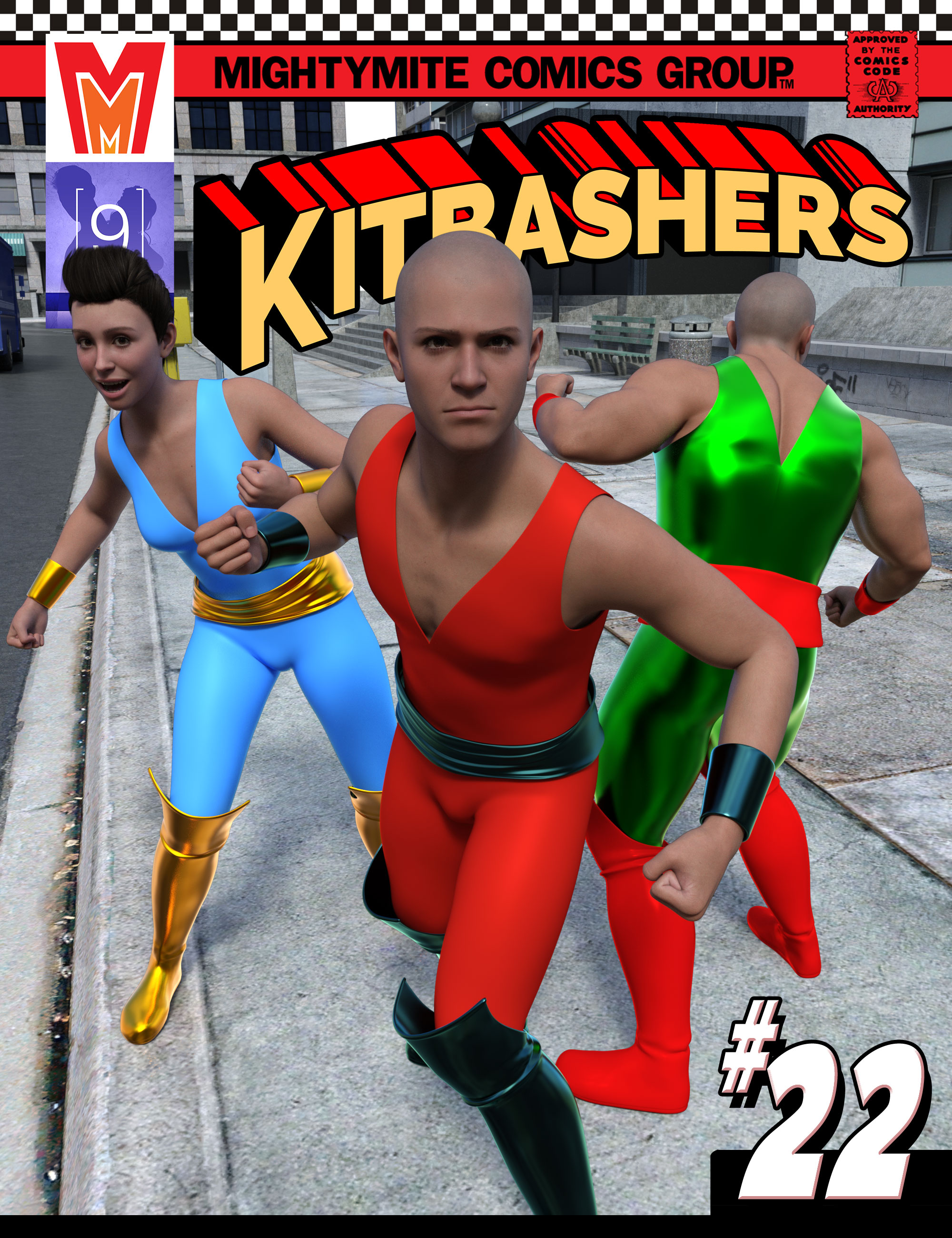 Kitbashers 022 MMGenesis 9 by: MightyMite, 3D Models by Daz 3D