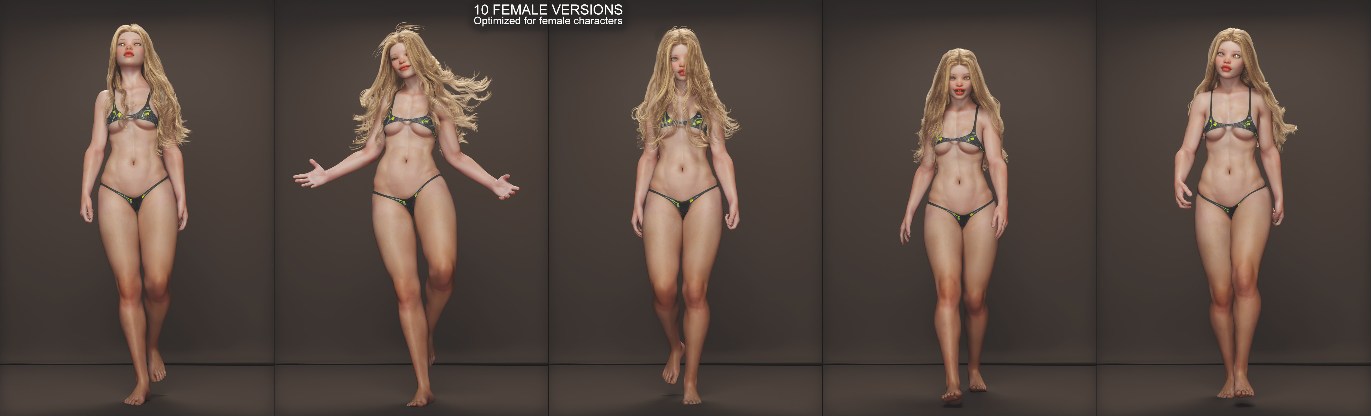 Walking with Attitude Poses for Genesis 8 and 9