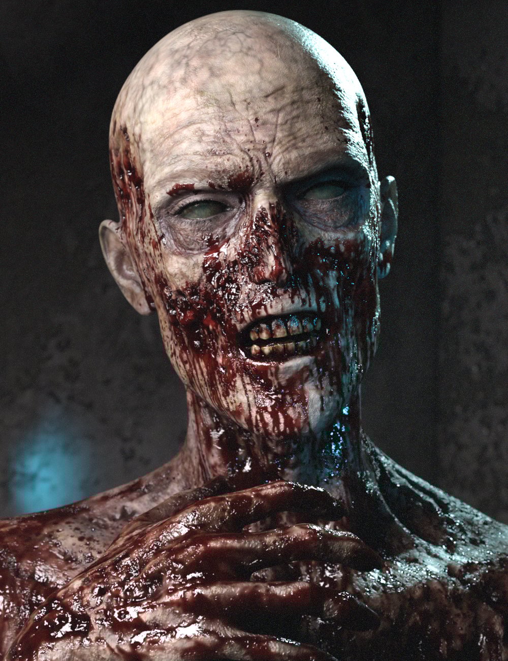 GP Genesis 9 Zombie Masculine HD by: Groovy Patrol, 3D Models by Daz 3D