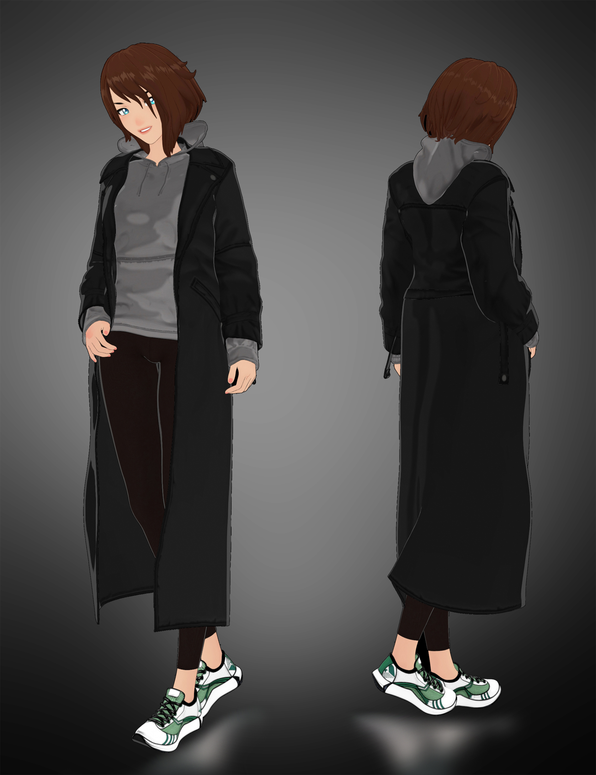 dForce Athleisure Outfit Toon Texture Add-On