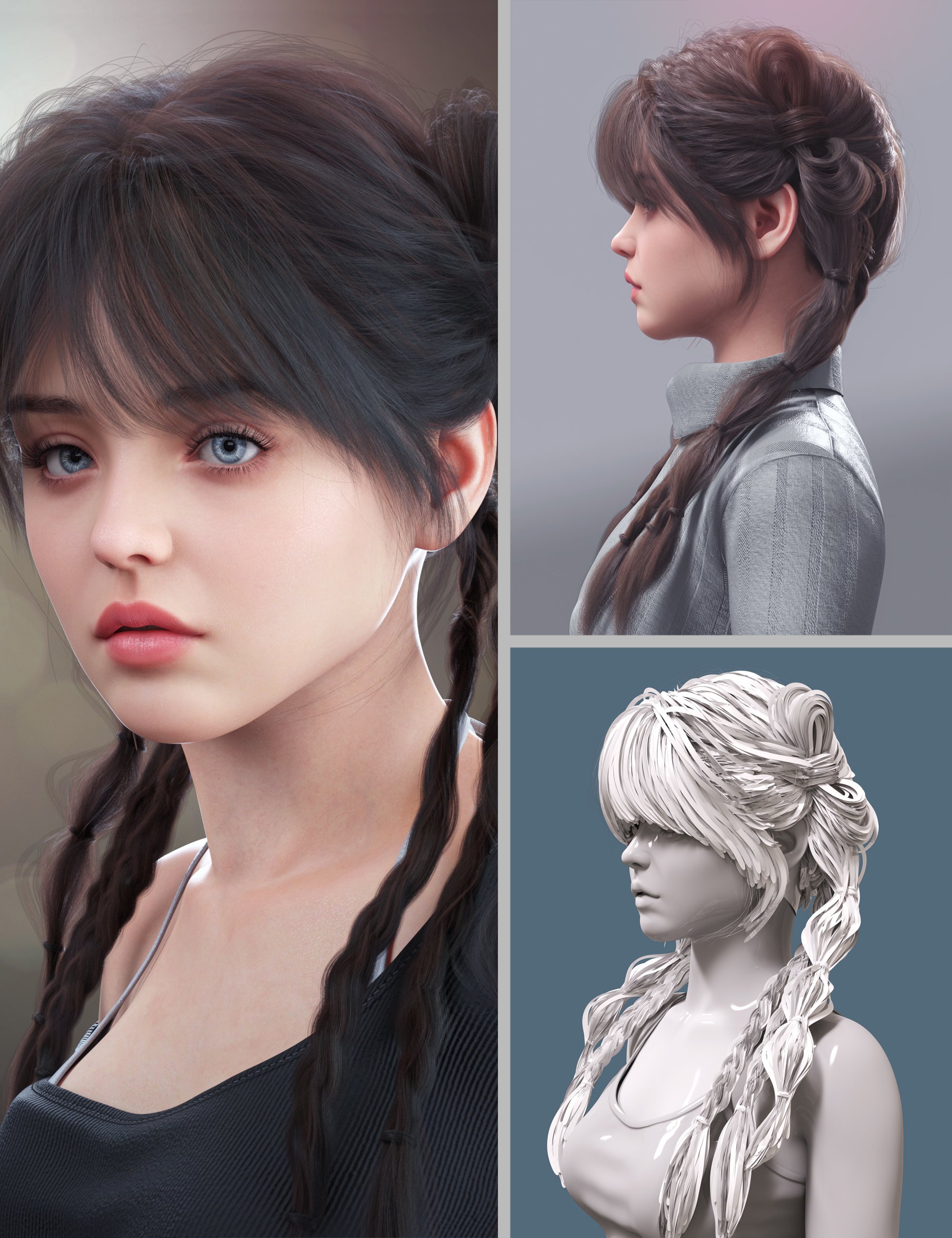 MB Panni Hair for Genesis 9