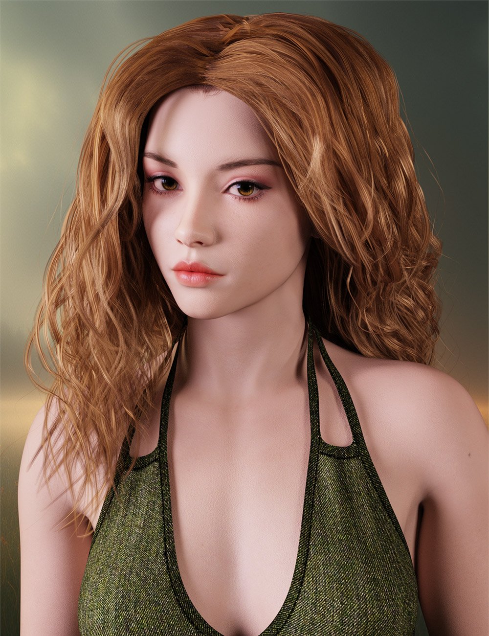 Marianna Hair For Genesis 9 and 8 Females by: Prae, 3D Models by Daz 3D