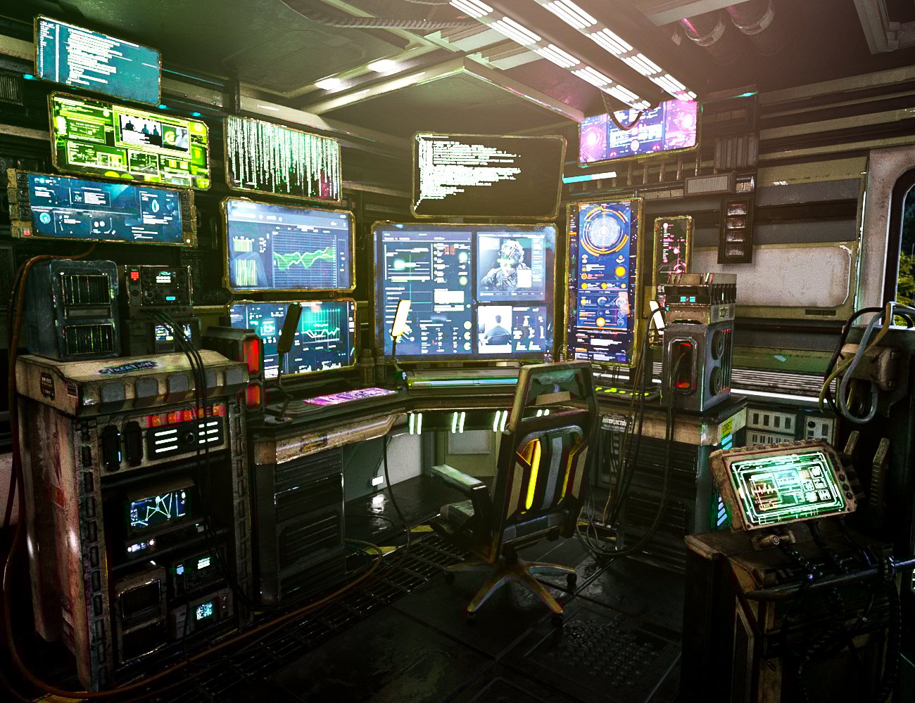 XI Cyber Hackers Room