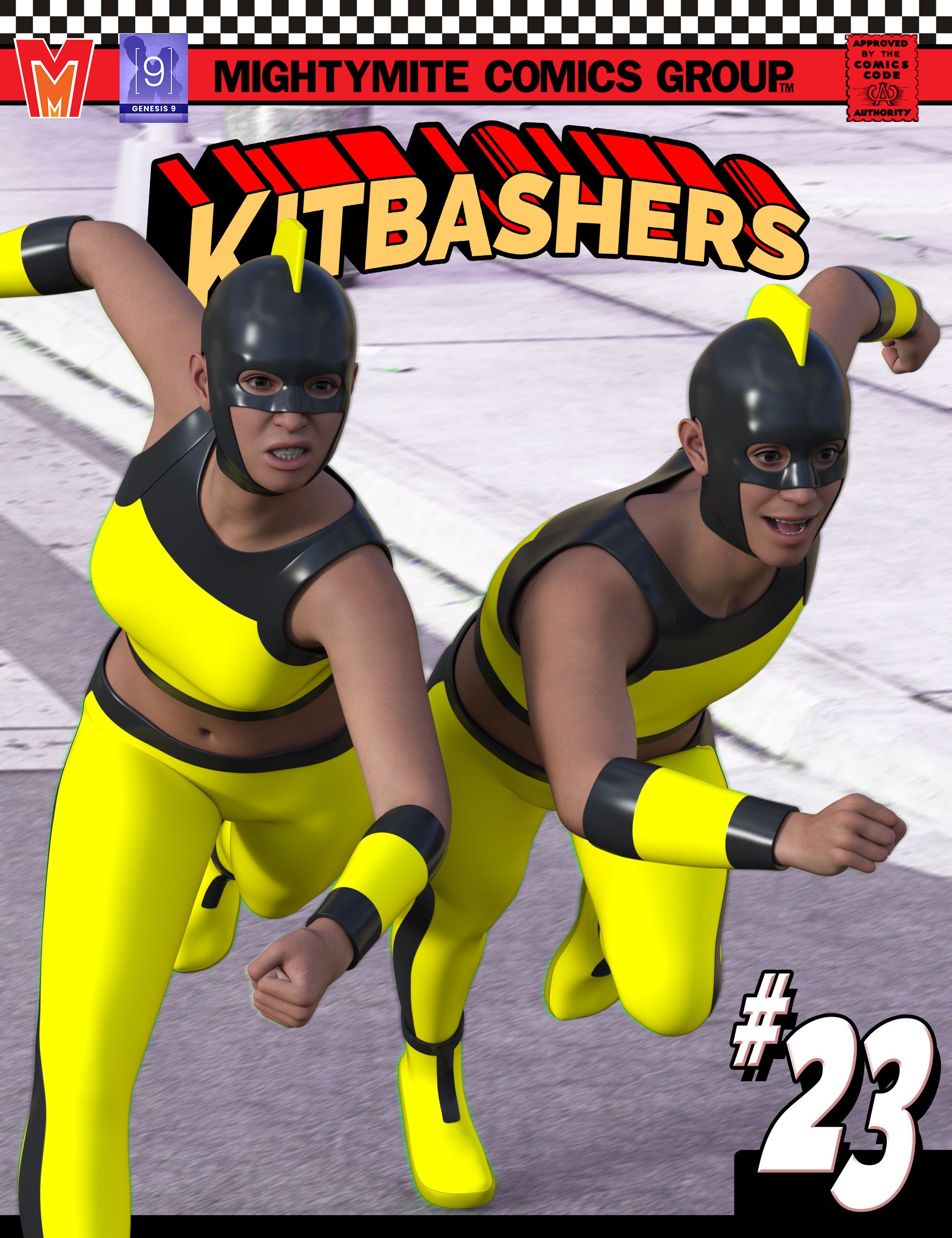 Kitbashers 023 MM Genesis 9 by: MightyMite, 3D Models by Daz 3D
