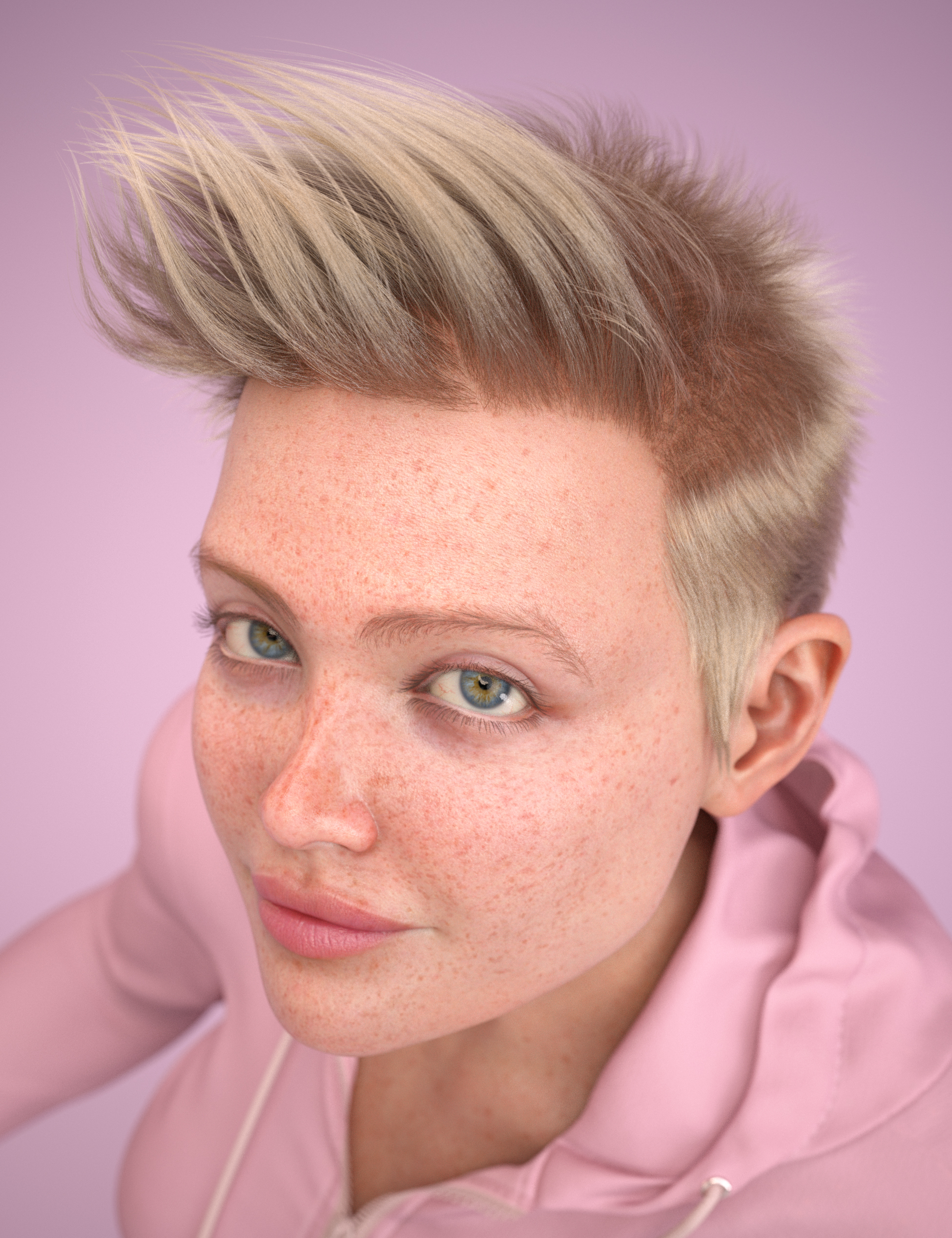 LI Avant-Garde Hair for Genesis 9 by: Laticis Imagery, 3D Models by Daz 3D