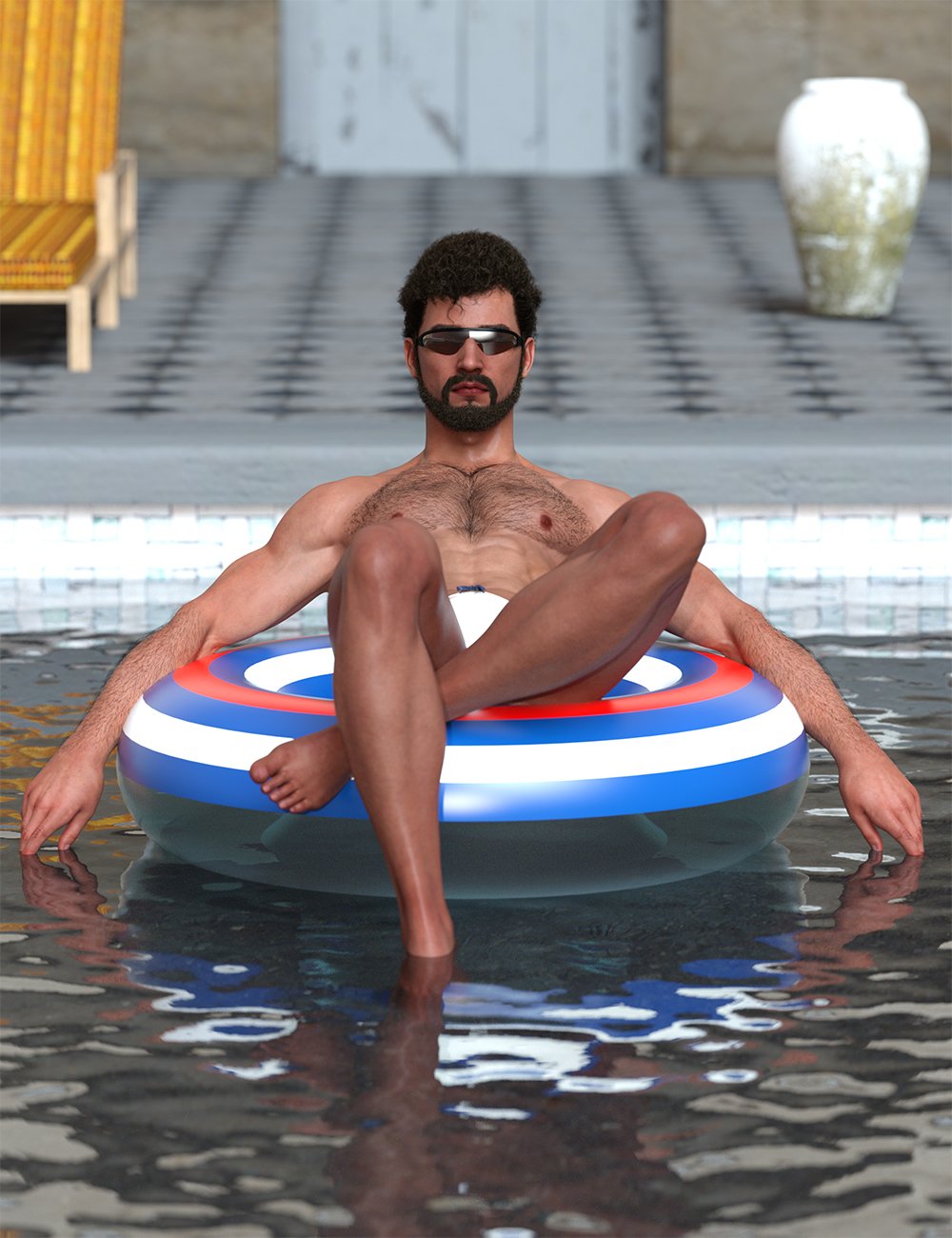 Pool Boy Poses for Genesis 9 Base by: Ensary, 3D Models by Daz 3D