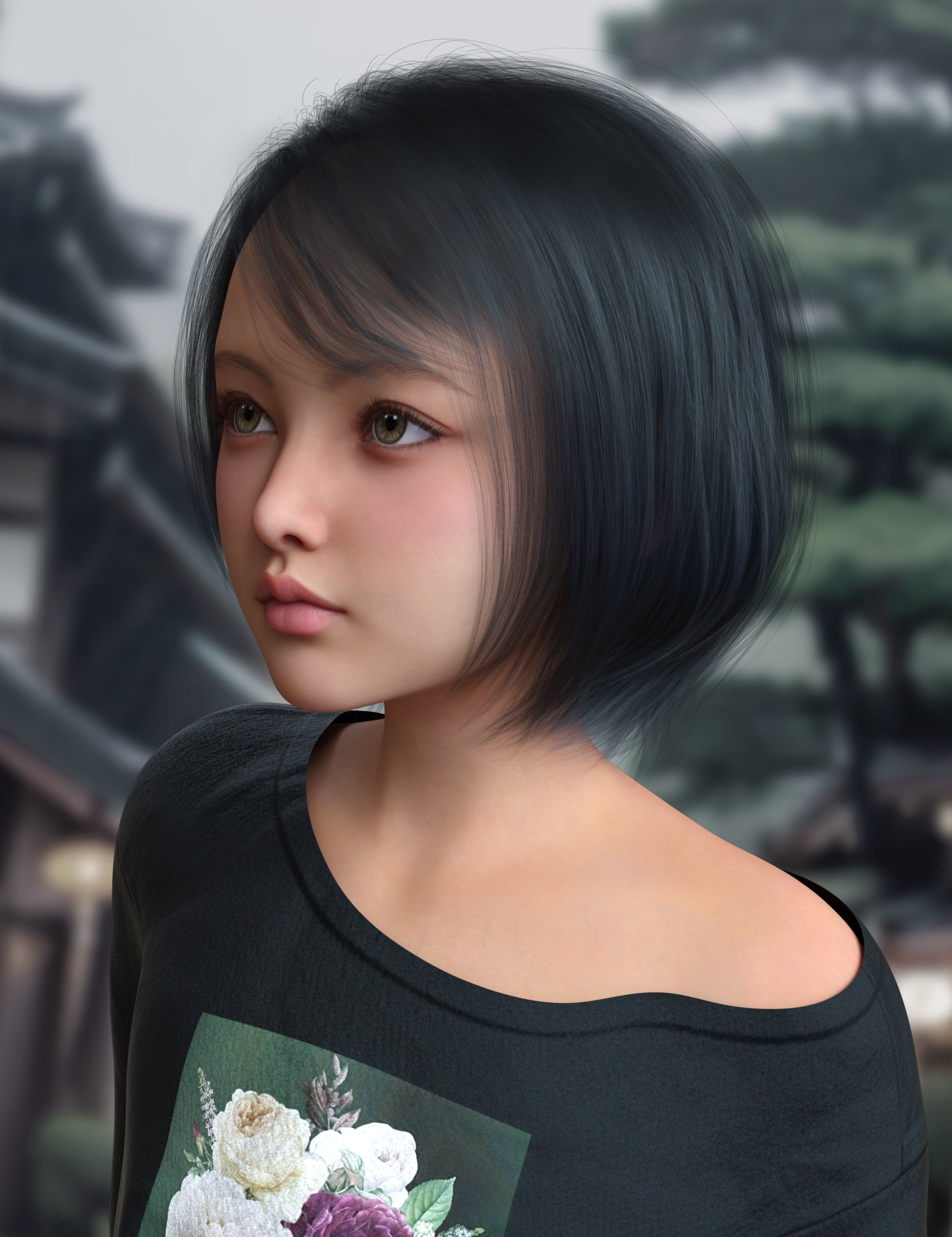 Vo Jun Young HD for Genesis 9 by: VOOTW, 3D Models by Daz 3D