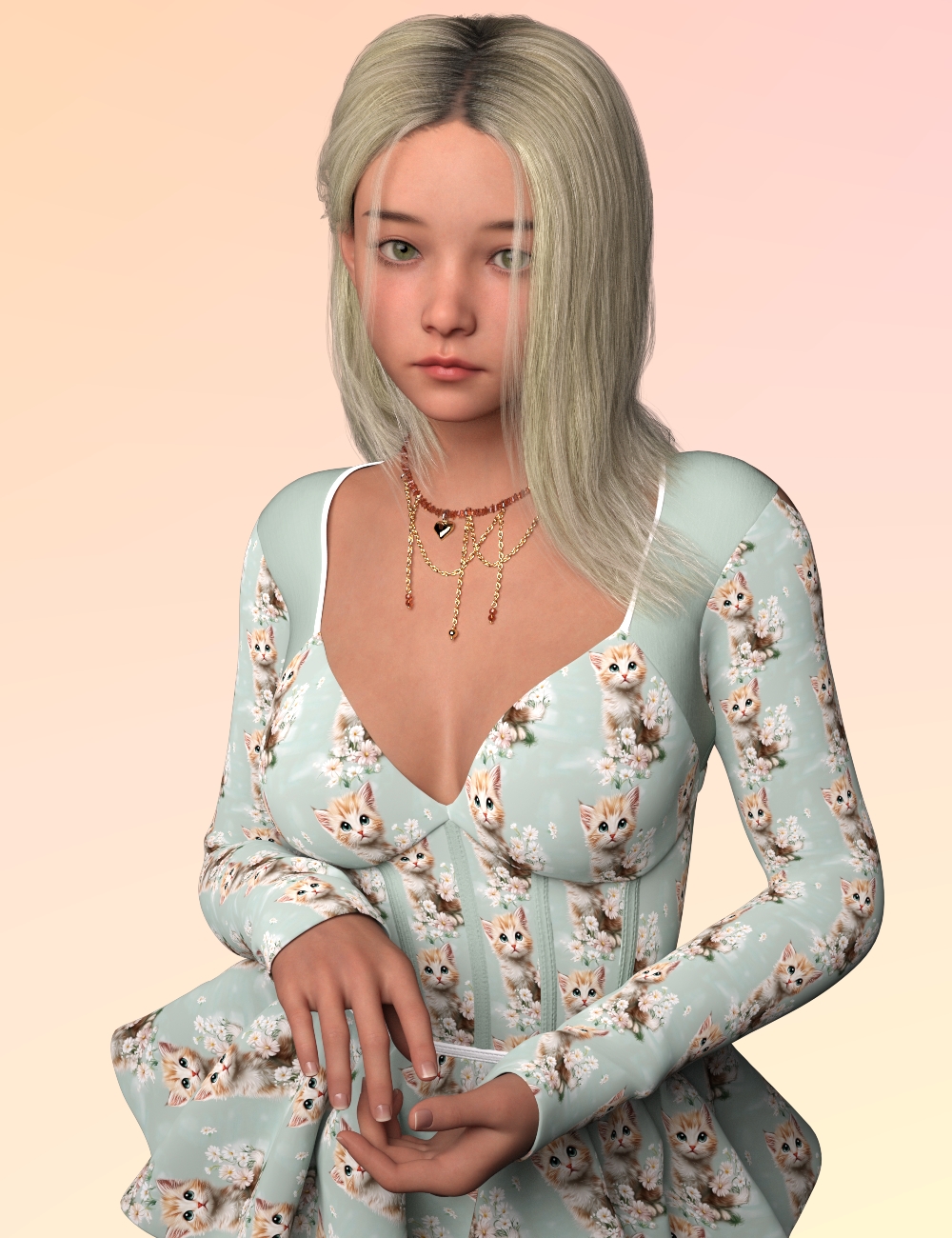 L3D Kitty Cat Shader MR by: LUNA3D, 3D Models by Daz 3D