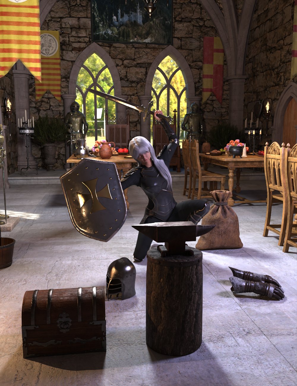 FG Medieval Times by: IronmanFugazi1968, 3D Models by Daz 3D