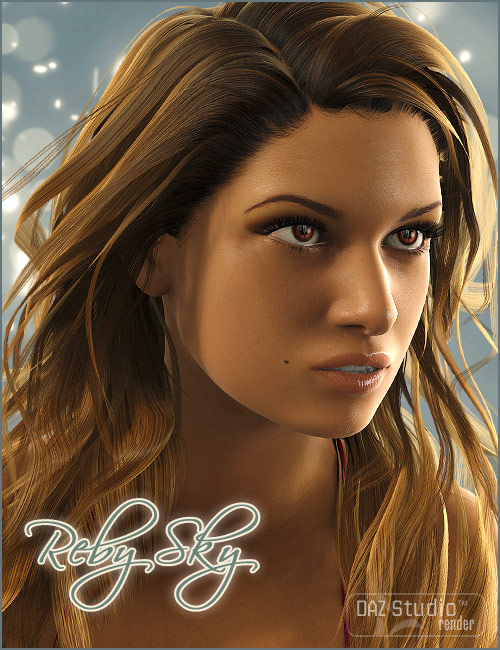 Reby Sky Elite Hair by: , 3D Models by Daz 3D