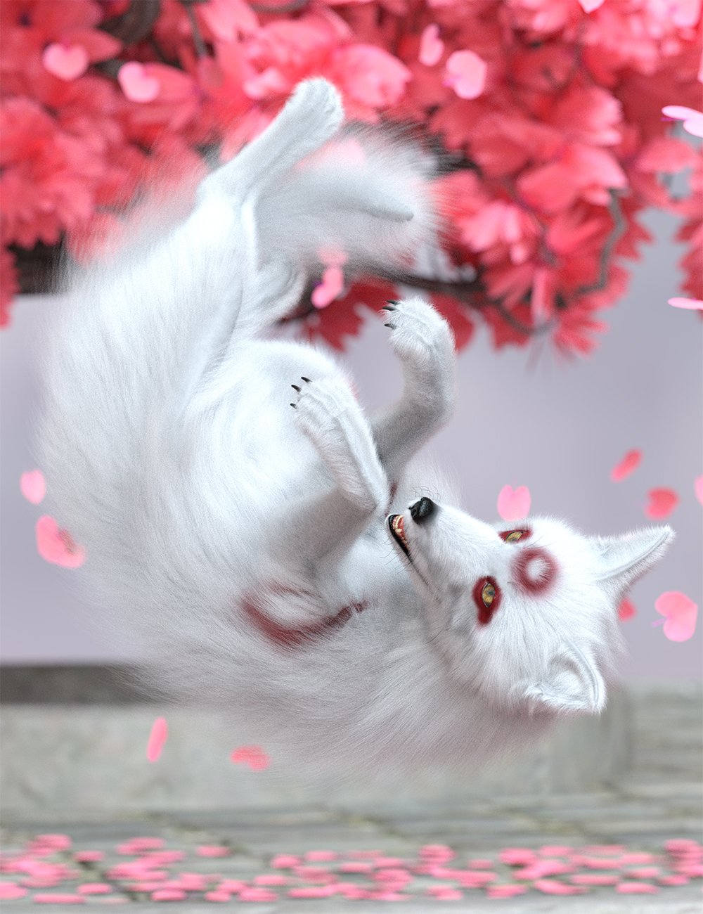 Demon Fox Poses for Oso´s Fox by: Ensary, 3D Models by Daz 3D