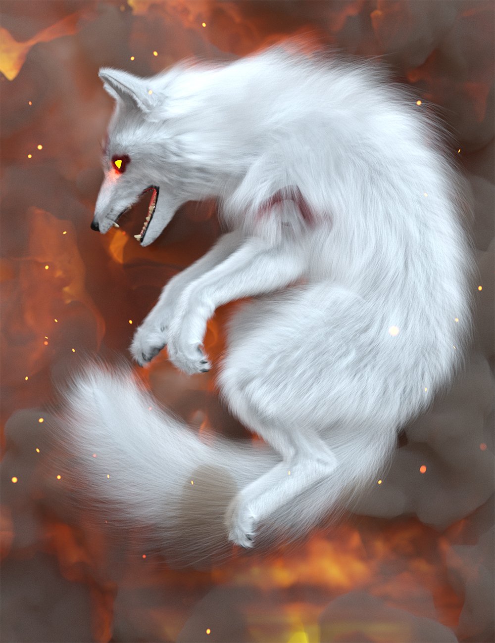 Demon Fox Poses for Oso´s Fox