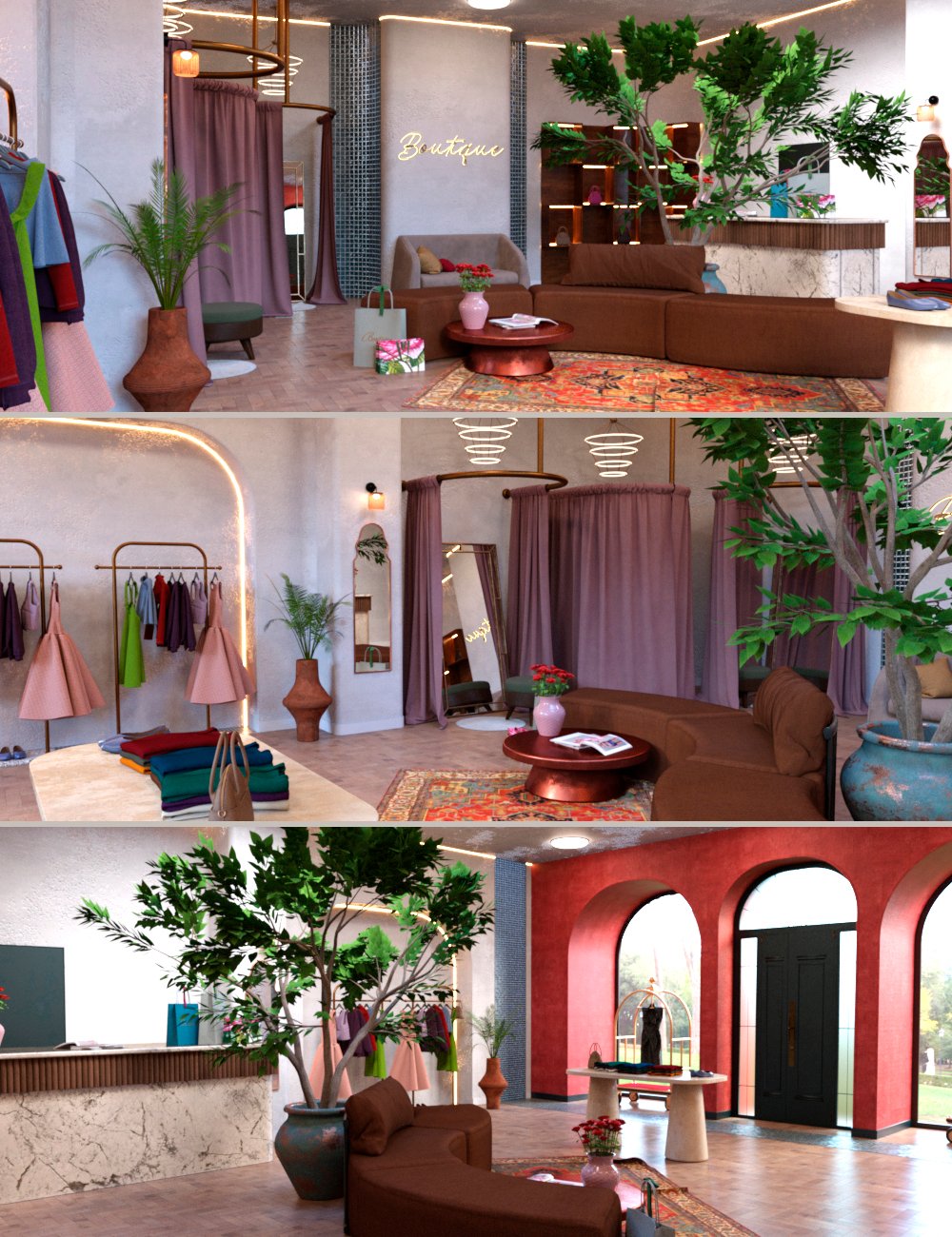 TN Luxe Boutique by: Tauna, 3D Models by Daz 3D