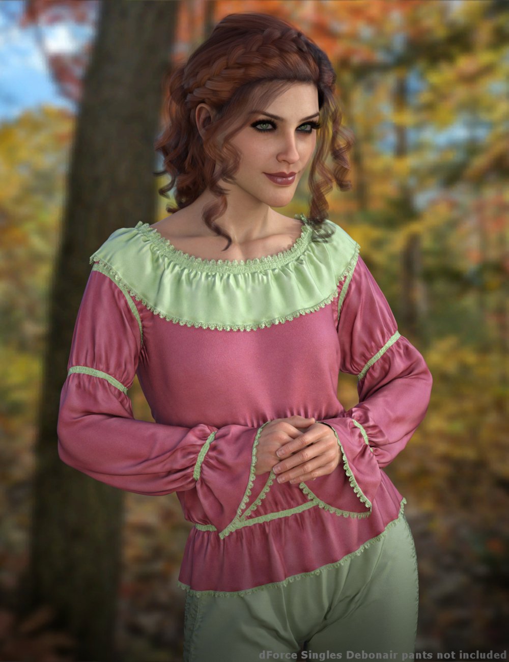 dForce Singles: Trinity for Genesis 9 and 8 Female