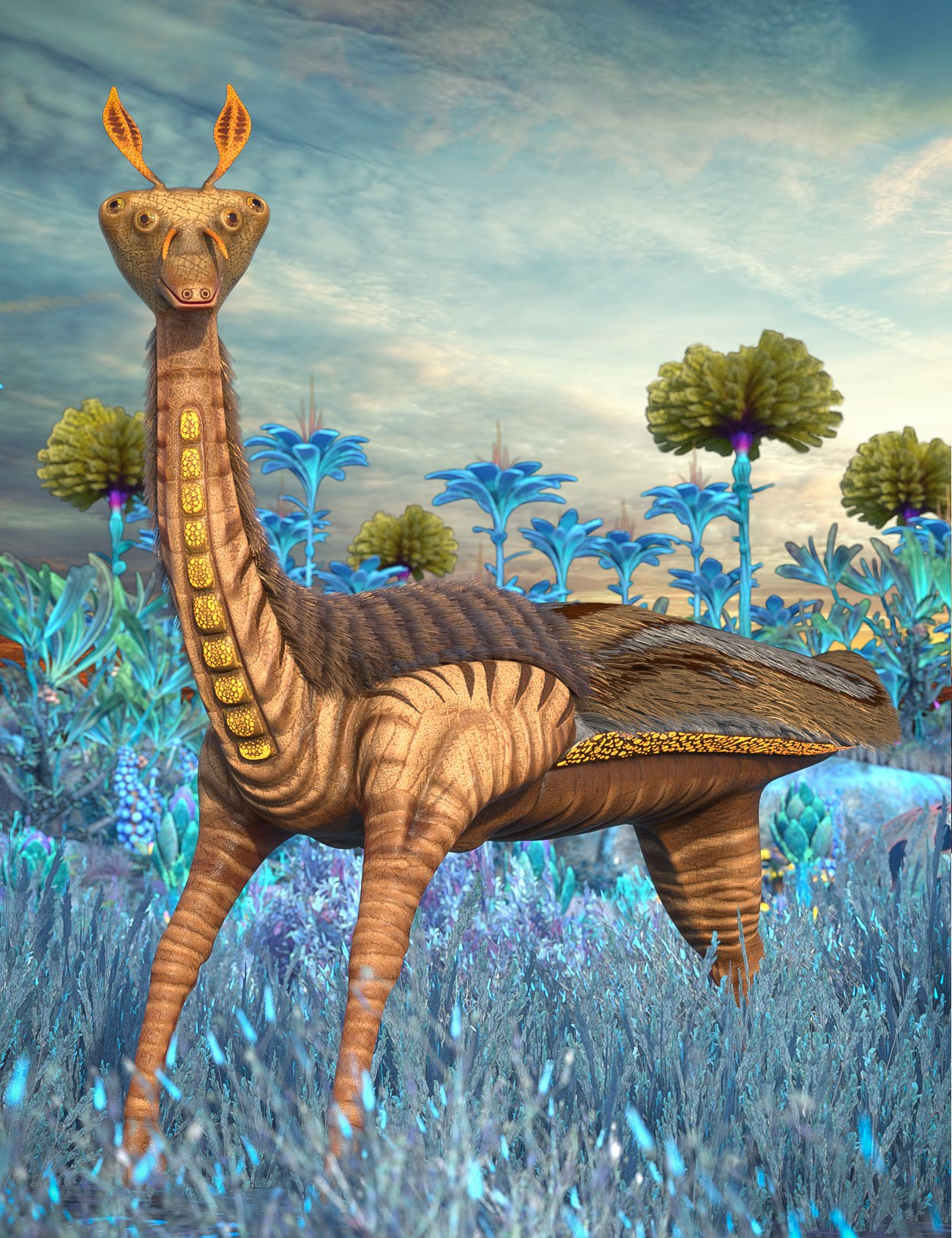SE Animal Strubyn by: Space Elsa, 3D Models by Daz 3D