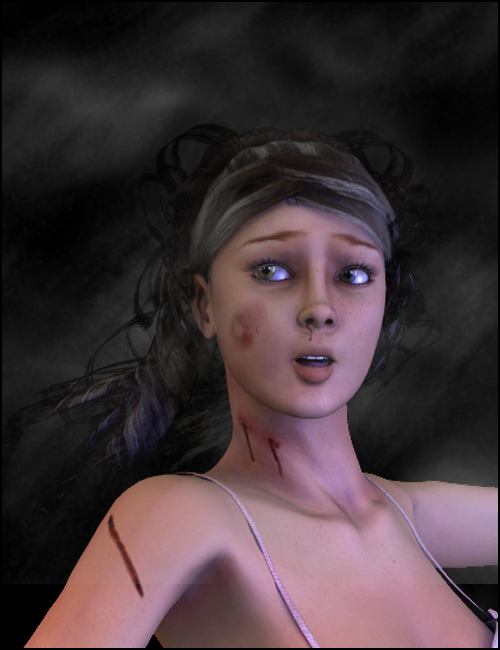 One Click Wounds for Poser by: DraagonStormMarieah, 3D Models by Daz 3D