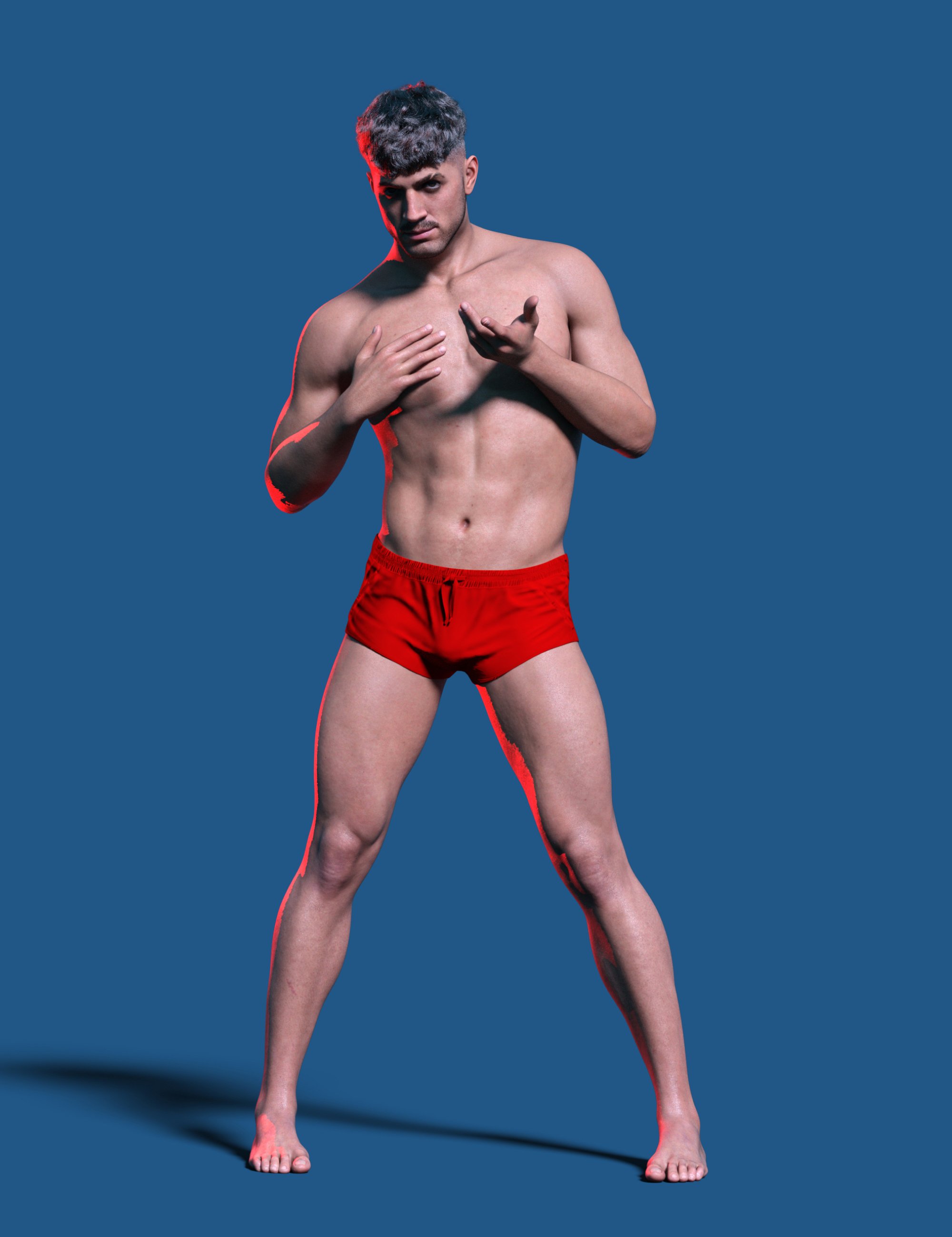 Pibon Poses for Genesis 9 and 8 Male by: Faber Inc, 3D Models by Daz 3D