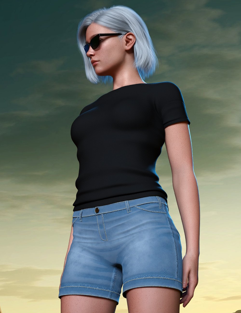 Chic Summer Outfit Set for Genesis 9