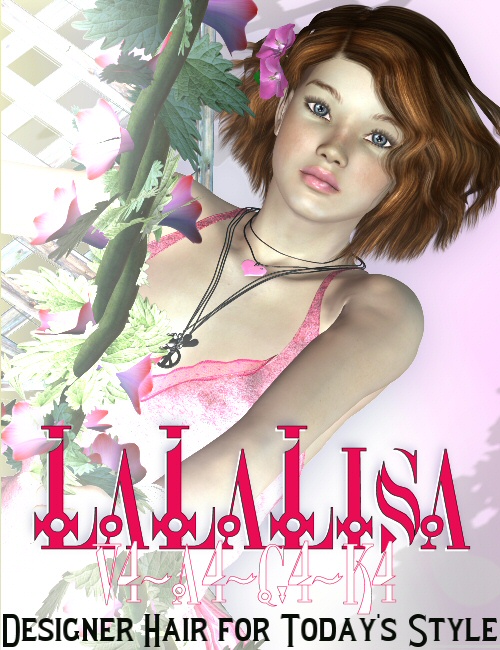 LaLaLisa Hair by: goldtasselSWAM, 3D Models by Daz 3D